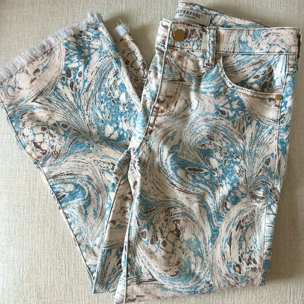 Unique Print Liverpool Los Angeles Jeans